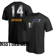 Black Men's Stanley Johnson Utah Jazz Midnight Mascot T-Shirt