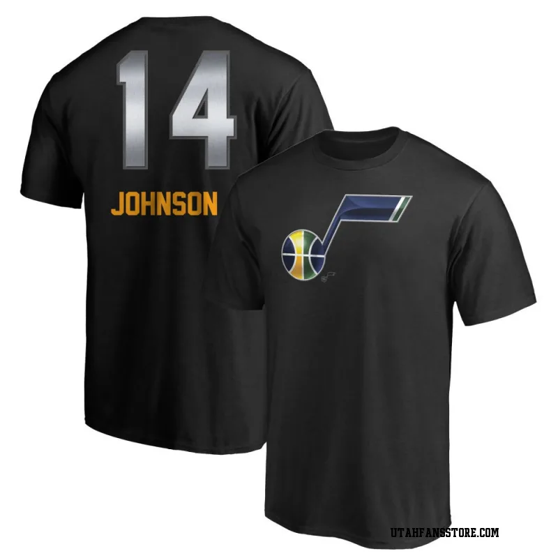 Black Men's Stanley Johnson Utah Jazz Midnight Mascot T-Shirt